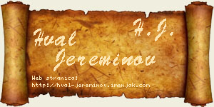 Hval Jereminov vizit kartica